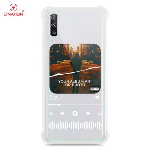 Samsung Galaxy A70 Cover - Personalised Album Art Series - 4 Designs - Clear Phone Case - Soft Silicon Borders