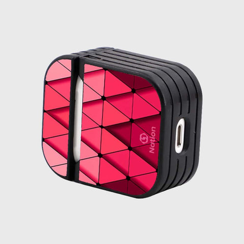 Apple Airpods 1 / 2 Cover - ONation Pyramid Series - Silicon Airpods Case