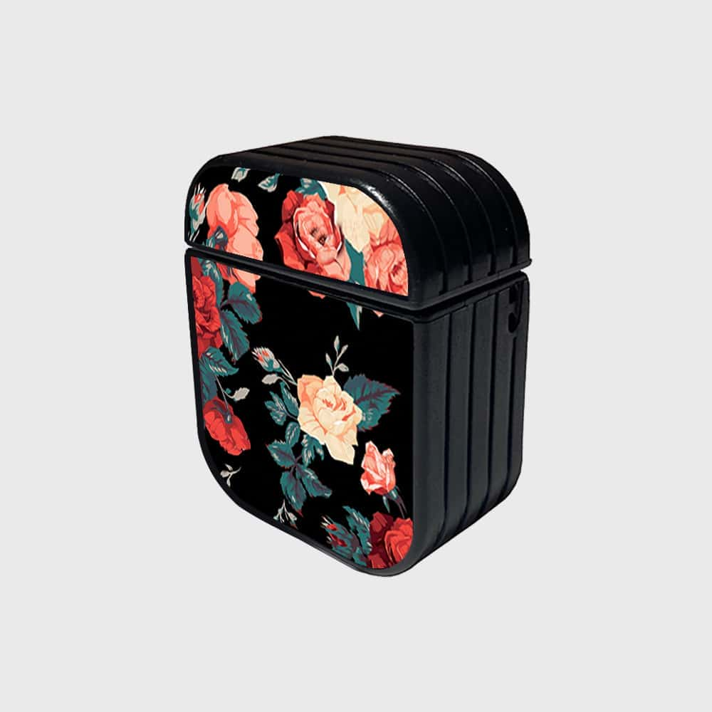 Apple Airpods 1 / 2 Cover - Floral Marble Series - Silicon Airpods Case