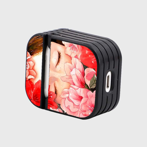 Apple Airpods 1 / 2 Cover - Floral Marble Series - Silicon Airpods Case