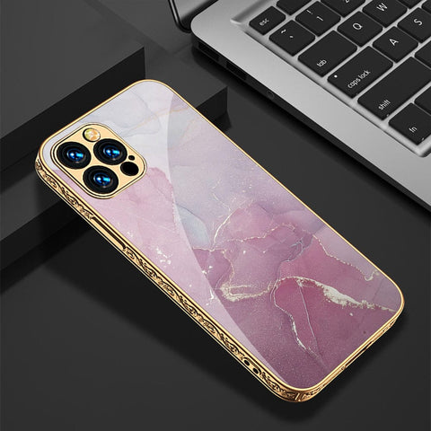 iPhone 11 Pro Cover - Mystic Marble Series - HQ Ultra Shine Premium Infinity Glass Soft Silicon Borders Casee