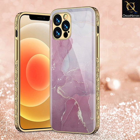 iPhone 11 Pro Cover - Mystic Marble Series - HQ Ultra Shine Premium Infinity Glass Soft Silicon Borders Casee