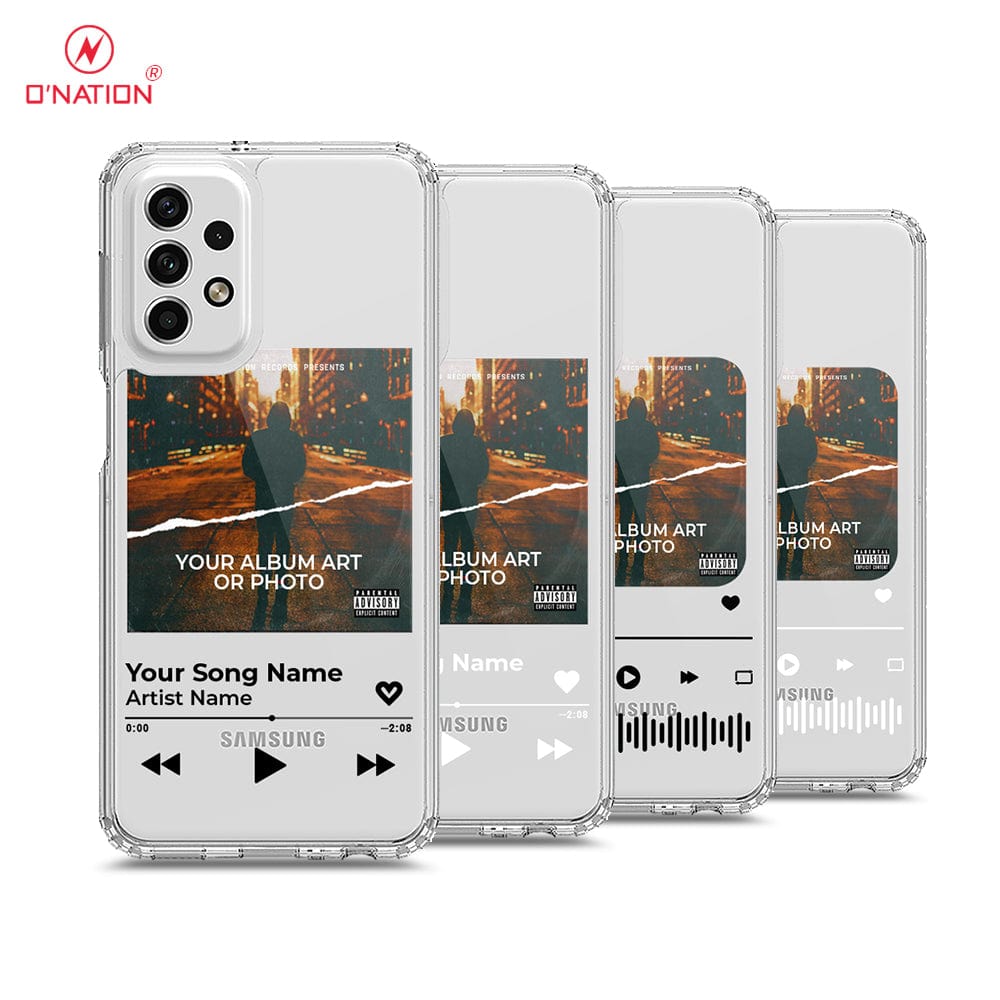 Samsung Galaxy A53 5G Cover - Personalised Album Art Series - 4 Designs - Clear Phone Case - Soft Silicon Borders