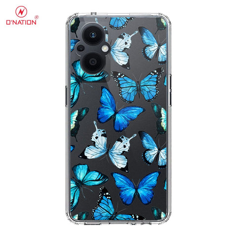 Oppo Reno 7Z 5G Cover - O'Nation Butterfly Dreams Series - 9 Designs - Clear Phone Case - Soft Silicon Borders