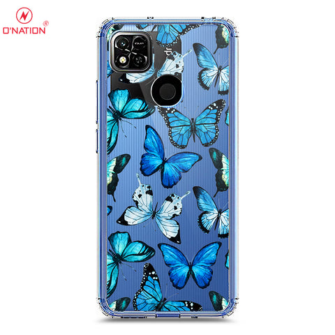 Xiaomi Redmi 10A Cover - O'Nation Butterfly Dreams Series - 9 Designs - Clear Phone Case - Soft Silicon Borders