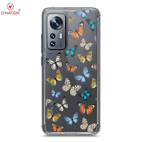 Xiaomi 12S Cover - O'Nation Butterfly Dreams Series - 9 Designs - Clear Phone Case - Soft Silicon Borders