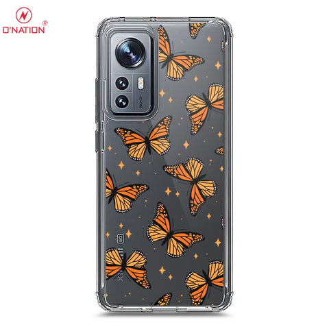 Xiaomi 12 Cover - O'Nation Butterfly Dreams Series - 9 Designs - Clear Phone Case - Soft Silicon Borders