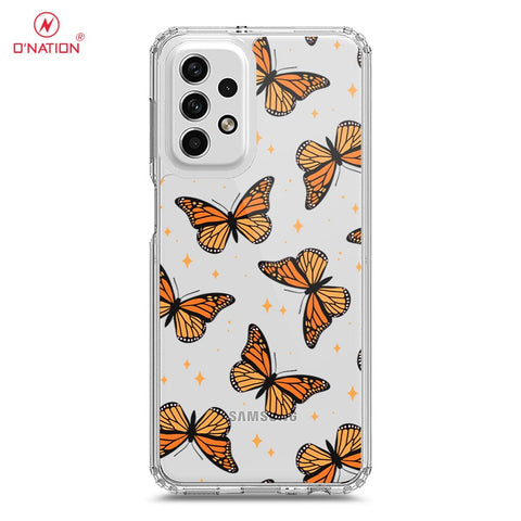 Samsung Galaxy A23 Cover - O'Nation Butterfly Dreams Series - 9 Designs - Clear Phone Case - Soft Silicon Borders