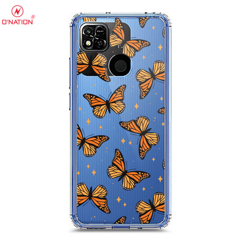 Xiaomi Redmi 10A Cover - O'Nation Butterfly Dreams Series - 9 Designs - Clear Phone Case - Soft Silicon Borders