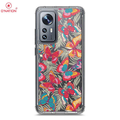 Xiaomi 12S Cover - O'Nation Butterfly Dreams Series - 9 Designs - Clear Phone Case - Soft Silicon Borders