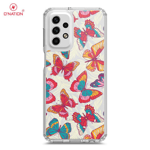 Samsung Galaxy A23 Cover - O'Nation Butterfly Dreams Series - 9 Designs - Clear Phone Case - Soft Silicon Borders