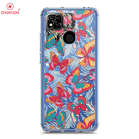 Xiaomi Redmi 10A Cover - O'Nation Butterfly Dreams Series - 9 Designs - Clear Phone Case - Soft Silicon Borders