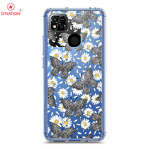 Xiaomi Redmi 10A Cover - O'Nation Butterfly Dreams Series - 9 Designs - Clear Phone Case - Soft Silicon Borders