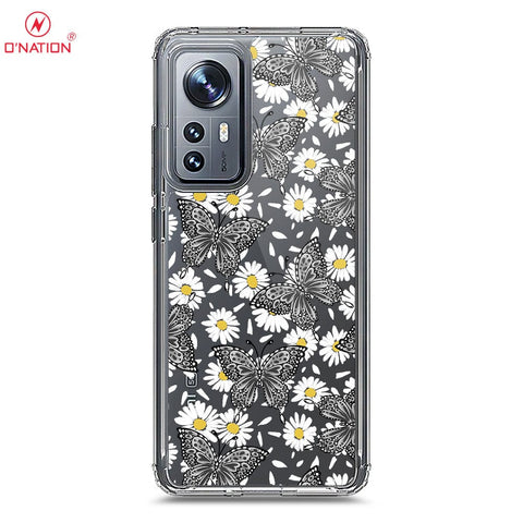 Xiaomi 12S Cover - O'Nation Butterfly Dreams Series - 9 Designs - Clear Phone Case - Soft Silicon Borders