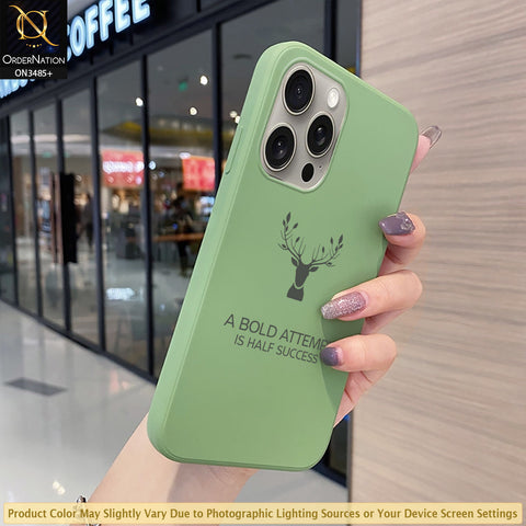 iPhone 15 Pro Max Cover - ONation Bold Series - HQ Liquid Silicone Elegant Colors Camera Protection Soft Case