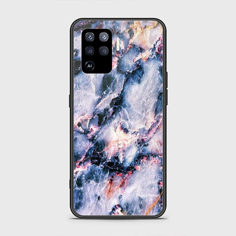 Oppo A94 Cover - Colorful Marble Series - HQ Ultra Shine Premium Infinity Glass Soft Silicon Borders Case