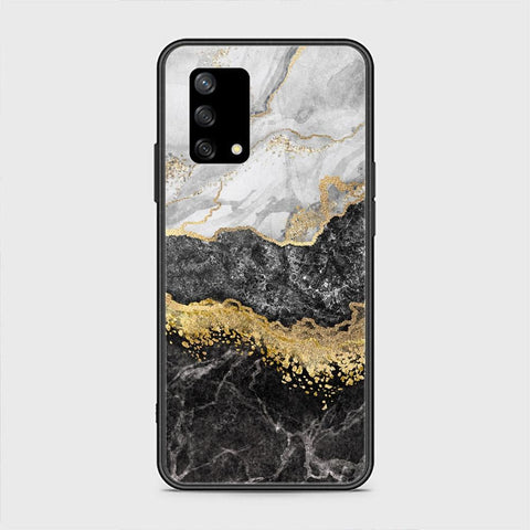 Oppo Reno 6 Lite Cover - Colorful Marble Series - HQ Ultra Shine Premium Infinity Glass Soft Silicon Borders Case