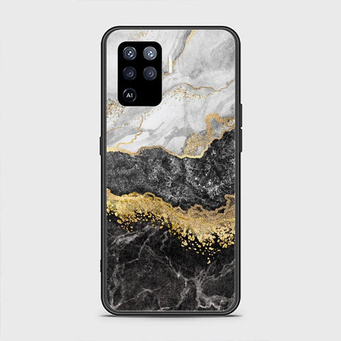 Oppo A94 Cover - Colorful Marble Series - HQ Ultra Shine Premium Infinity Glass Soft Silicon Borders Case