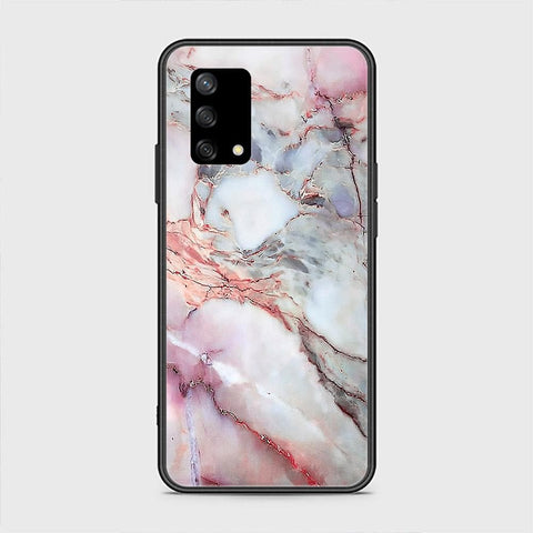 Oppo A95 4G Cover - Colorful Marble Series - HQ Ultra Shine Premium Infinity Glass Soft Silicon Borders Case