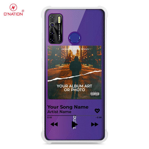 Tecno Camon 15 Cover - Personalised Album Art Series - 4 Designs - Clear Phone Case - Soft Silicon Borders