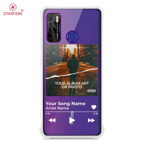 Tecno Camon 15 Cover - Personalised Album Art Series - 4 Designs - Clear Phone Case - Soft Silicon Borders