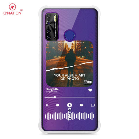 Tecno Camon 15 Cover - Personalised Album Art Series - 4 Designs - Clear Phone Case - Soft Silicon Borders