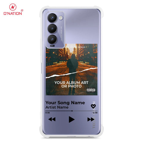 Tecno Camon 18T Cover - Personalised Album Art Series - 4 Designs - Clear Phone Case - Soft Silicon Borders