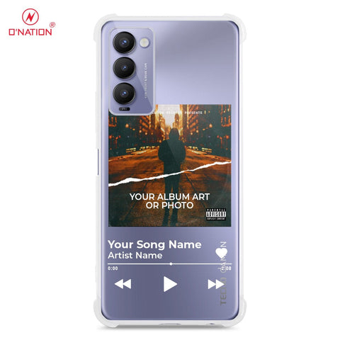 Tecno Camon 18T Cover - Personalised Album Art Series - 4 Designs - Clear Phone Case - Soft Silicon Borders