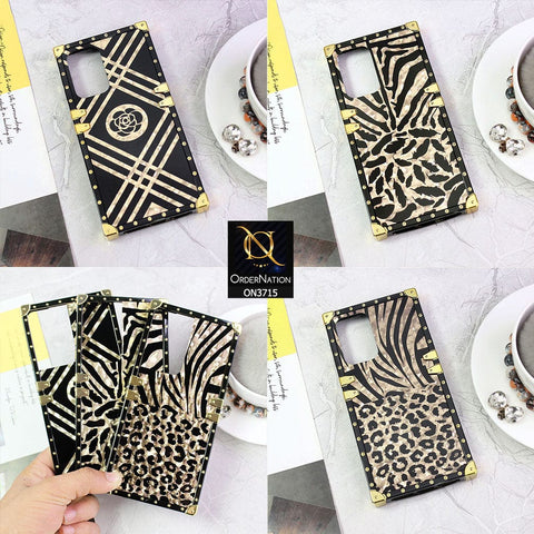 Samsung Galaxy A23 5G Cover - Design 1 - 3D illusion Gold  Soft Trunk Case ( Without Ring Holder )