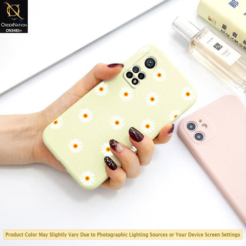 Xiaomi Redmi K30S Cover - ONation Daisy Series - HQ Liquid Silicone Elegant Colors Camera Protection Soft Case