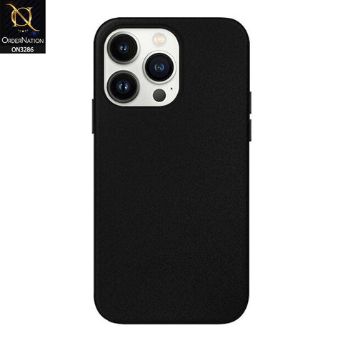 iPhone 14 Pro Max Cover - Black - K-DOO Noble Collection Leather PU - PC Case