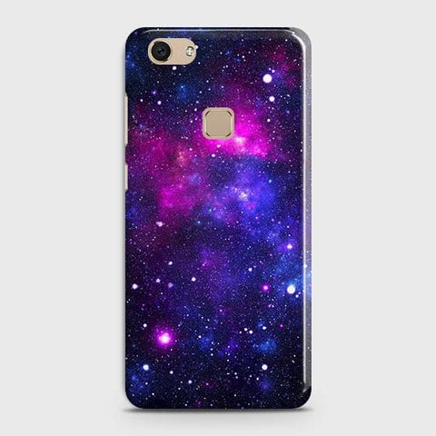 Vivo V7 - Dark Galaxy Stars Modern Printed Hard Case