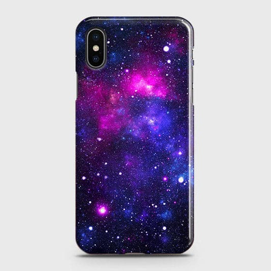 iPhone XS Max - Dark Galaxy Stars Modern Printed Hard Case