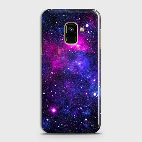 Samsung A6 2018 - Dark Galaxy Stars Modern Printed Hard Case