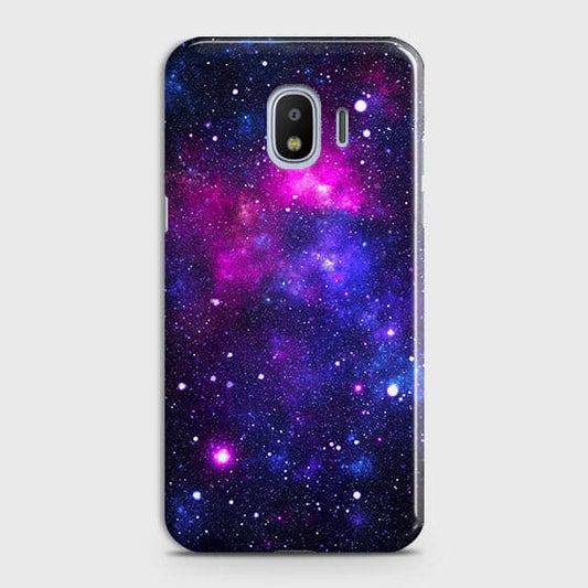 Samsung Galaxy J4 - Dark Galaxy Stars Modern Printed Hard Case