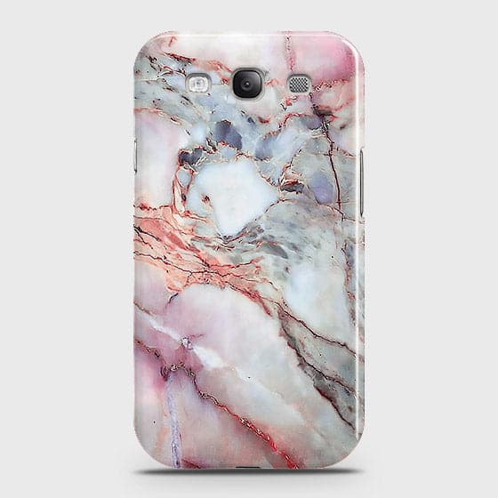 Samsung Galaxy S3 - Violet Sky Marble Trendy Printed Hard Case