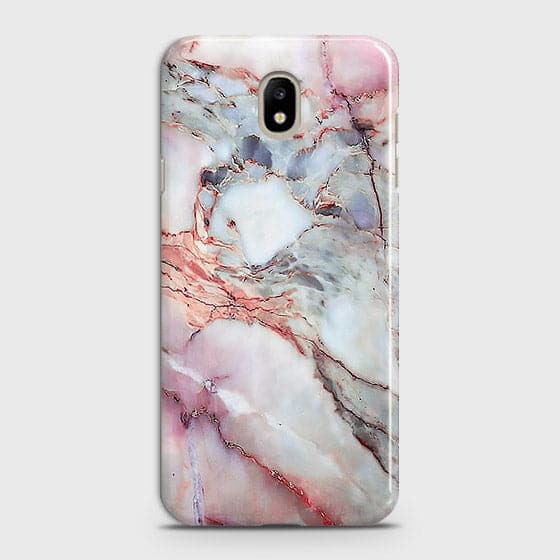 Samsung Galaxy J7 2017 - Violet Sky Marble Trendy Printed Hard Case