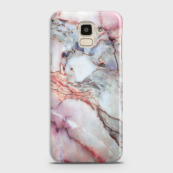 Samsung J6 2018 - Violet Sky Marble Trendy Printed Hard Case