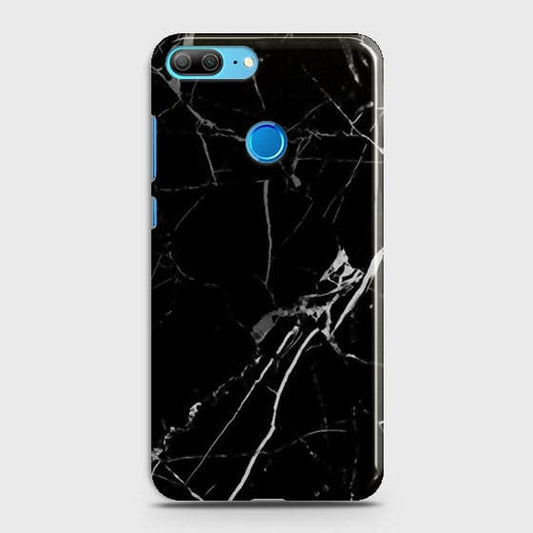 Huawei Honor 9 Lite - Black Modern Classic Marble Printed Hard Case