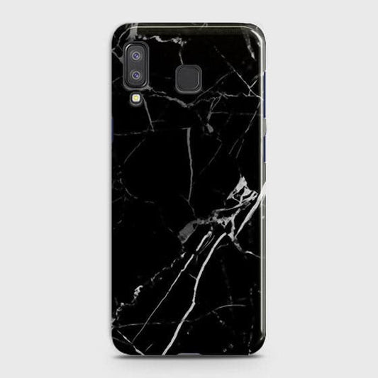 Samsung A8 Star - Black Modern Classic Marble Printed Hard Case