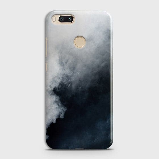 Xiaomi Mi A1 Cover - Matte Finish - Trendy Misty White and Black Marble Printed Hard Case with Life Time Colors Guarantee