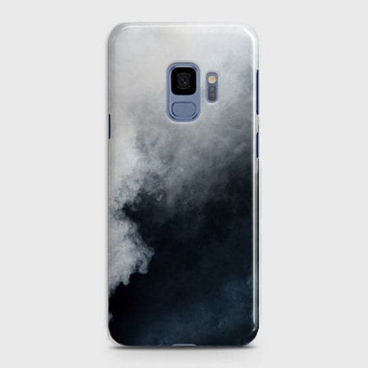 Samsung Galaxy S9 Cover - Matte Finish - Trendy Misty White and Black Marble Printed Hard Case with Life Time Colors Guarantee b65 (Fast Delivery)