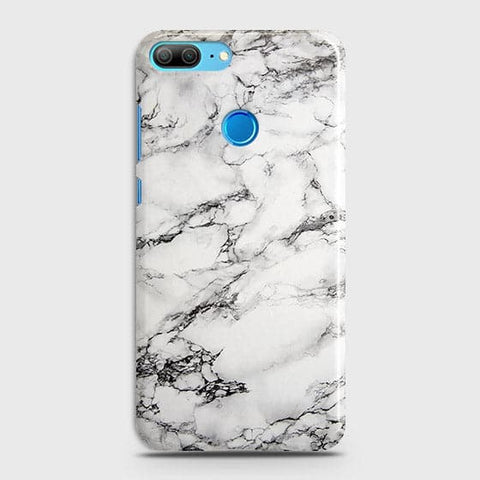 Huawei Honor 9 Lite Cover - Matte Finish - Trendy Mysterious White Marble Printed Hard Case with Life Time Colors Guarantee