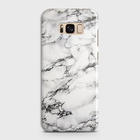 Samsung Galaxy S8 Plus Cover - Matte Finish - Trendy Mysterious White Marble Printed Hard Case with Life Time Colors Guarantee b76