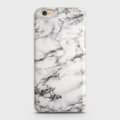 iPhone 6 & iPhone 6S Cover - Matte Finish - Trendy Mysterious White Marble Printed Hard Case with Life Time Colors Guarantee