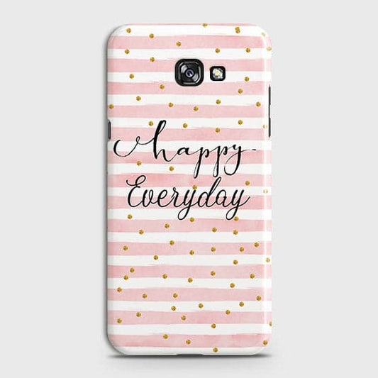 Samsung Galaxy J4 Plus - Trendy Happy Everyday Printed Hard Case With Life Time Colors Guarantee