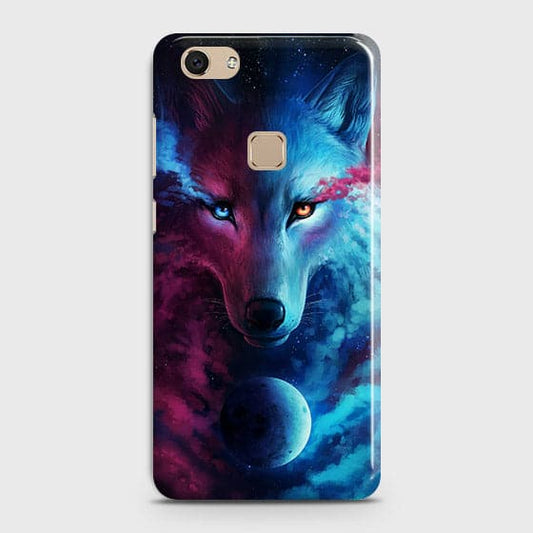 Vivo V7 Cover - Infinity Wolf  Trendy Printed Hard Case With Life Time Guarantee