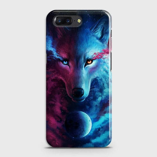 OnePlus 5 Cover - Infinity Wolf  Trendy Printed Hard Case With Life Time Guarantee