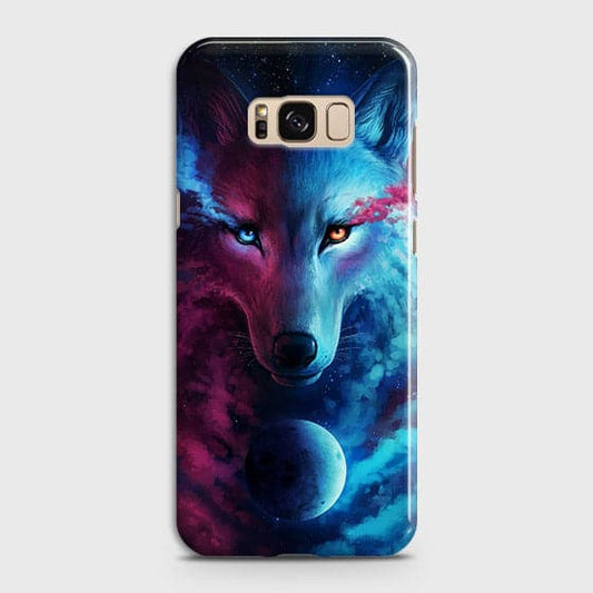 Samsung Galaxy S8 Cover - Infinity Wolf  Trendy Printed Hard Case With Life Time Guarantee