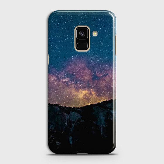 Samsung A6 2018 Cover - Matte Finish - Embrace, Dark  Trendy Printed Hard Case With Life Time Colour Guarantee